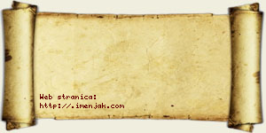 Anđela Đoković vizit kartica